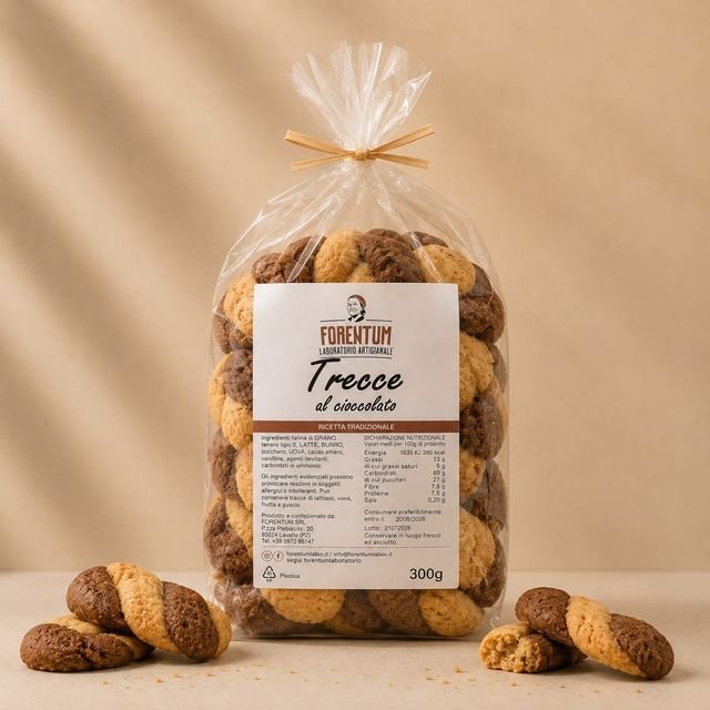 Trecce al cioccolato